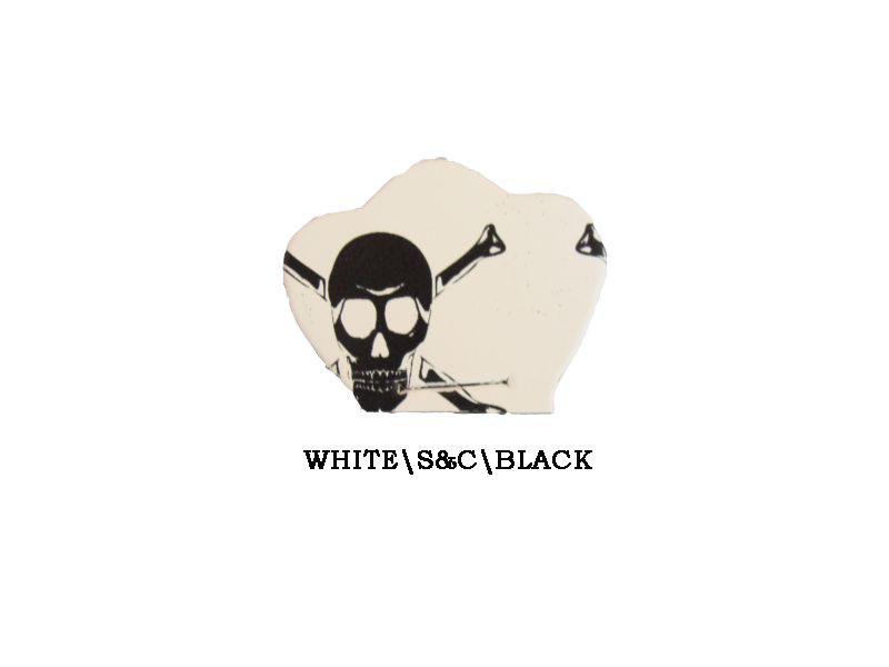 WHITE-S&C BLACK